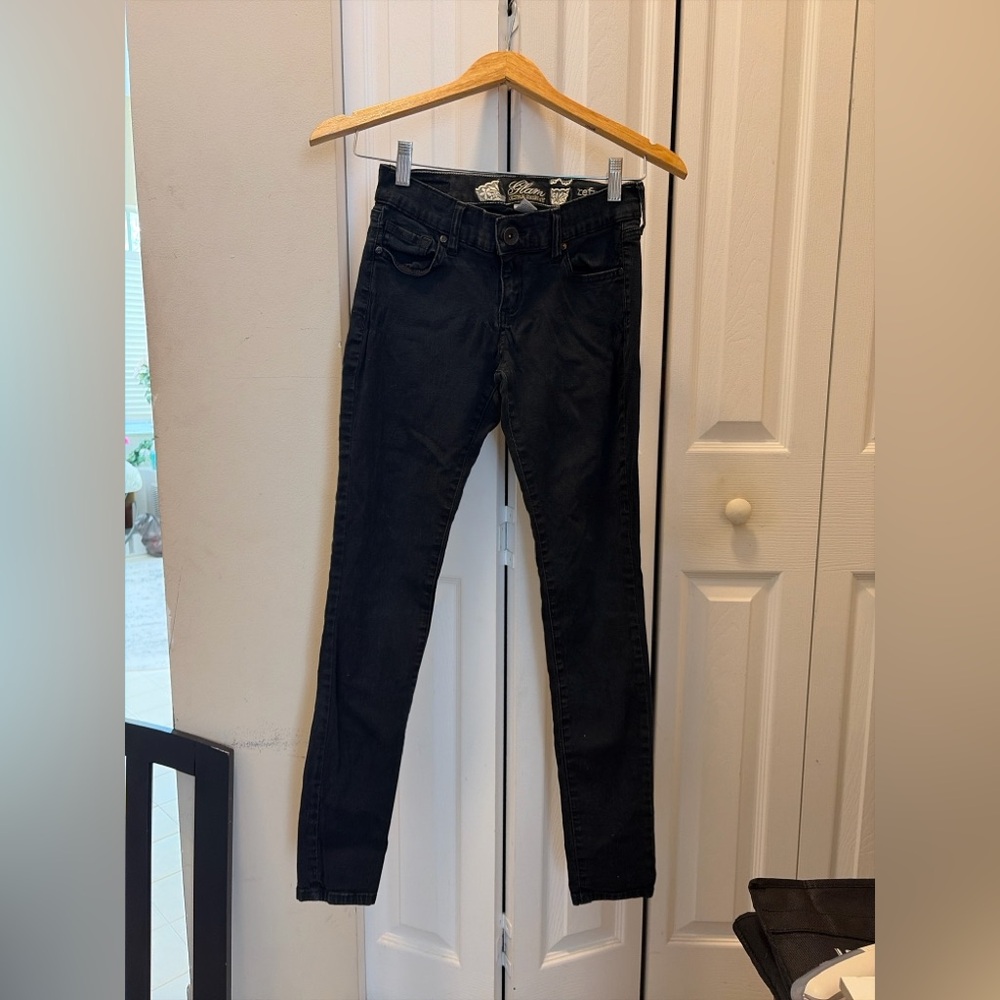 Refuge Glam Ultra Skinny Black Jeans Size 4